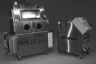 laser decontamination booth